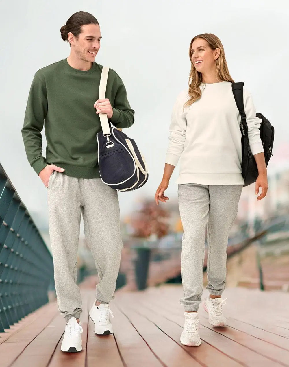 Air-Layered Unisex CVC Sweat Pants TP05 - City Workwear
